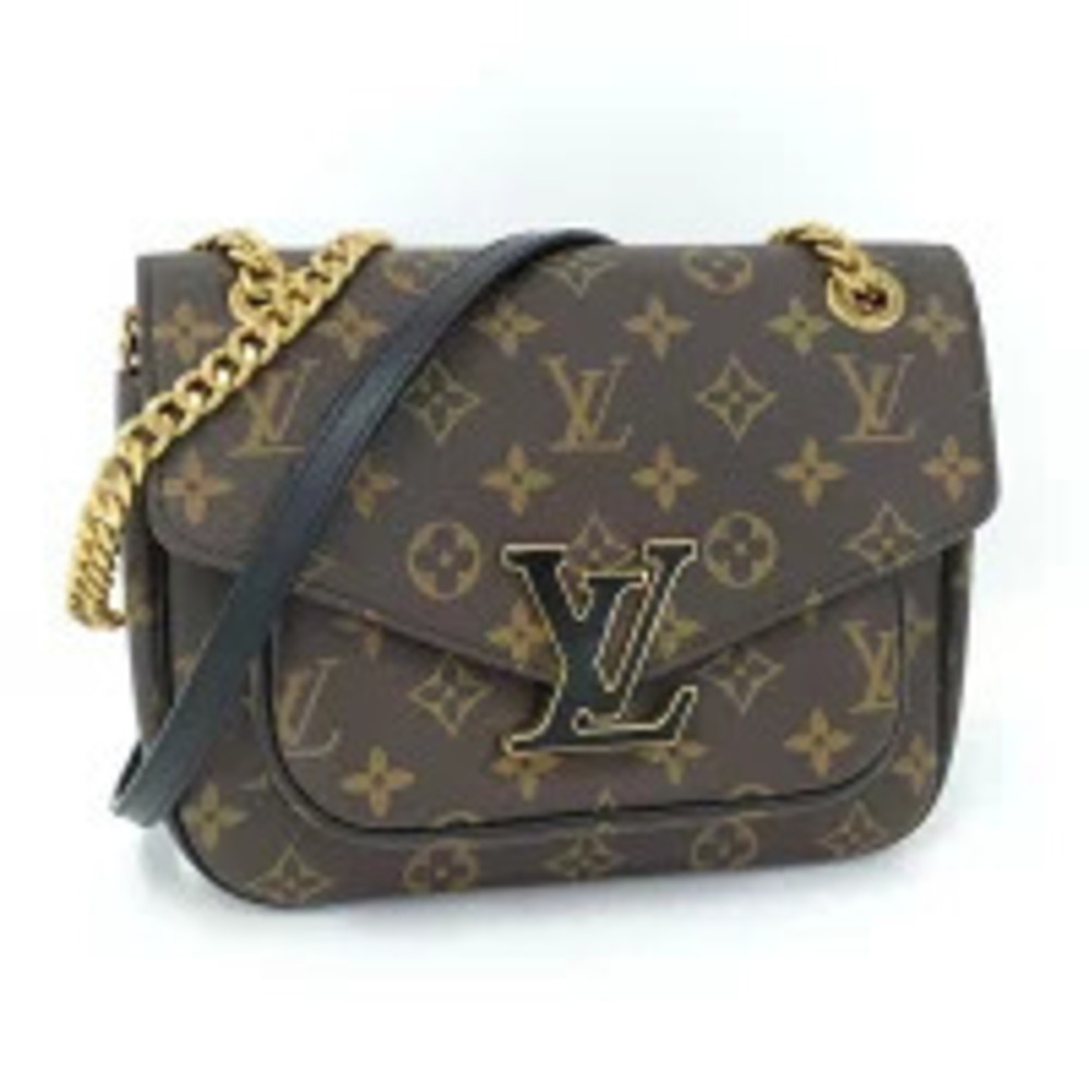 LOUIS VUITTON Passy Chain Shoulder Bag Monogram